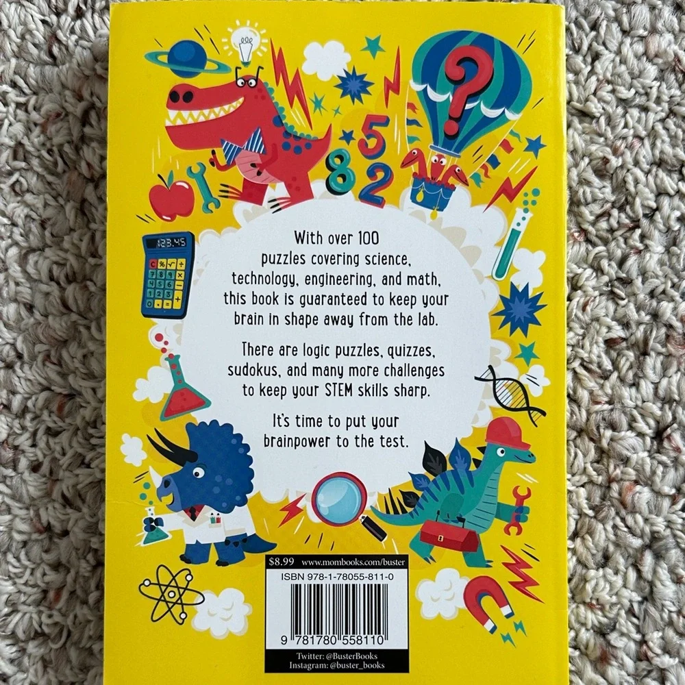 Science Puzzles for Clever Kids - Vibrant Yellow